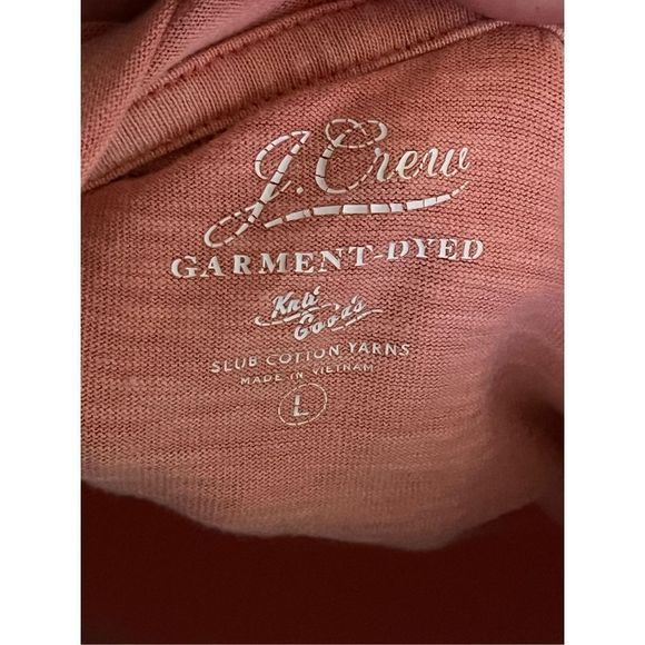 J. Crew - Coral Lightweight Hoodie- Size Large. - Picture 2 of 7